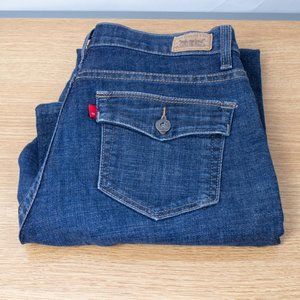 Levi's 512 Perfectly Slimming Bootcut 10 (30 X 28) Women's Jeans Flap Pocket